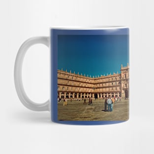 Spain. Salamanca. Plaza Mayor. Mug